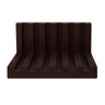 Skjærebrettstativ - 300x260x160 mm - Tykkelse: 20 mm - PE (polyetylen) - brun - for 6 brett