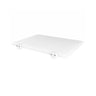 Skjærebrett - 250x400 mm - Tykkelse: 20 mm - HACCP - PE 500 (HDPE) - hvit - antiskli-føtter