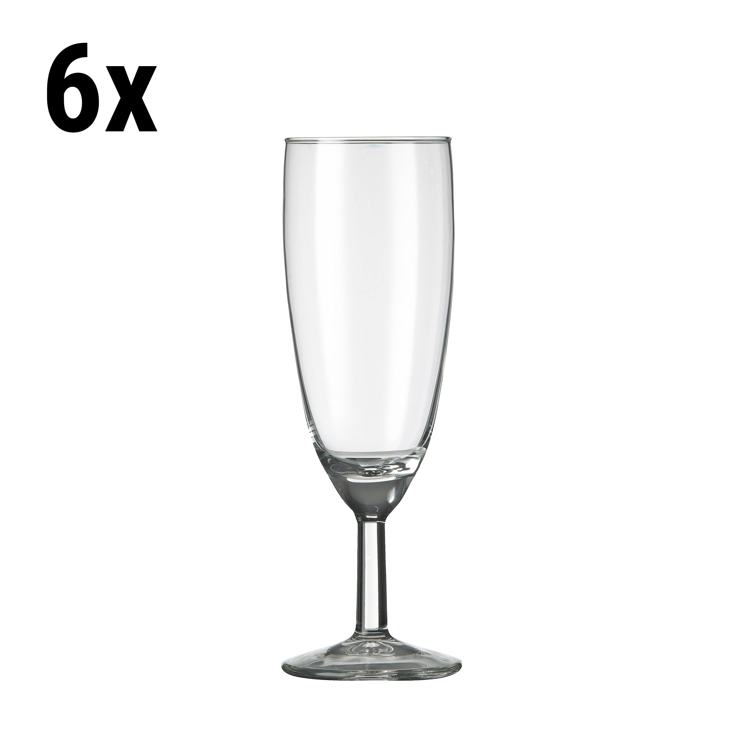 (6 stk.) Champagneglass - SAO PAULO - 160 ml