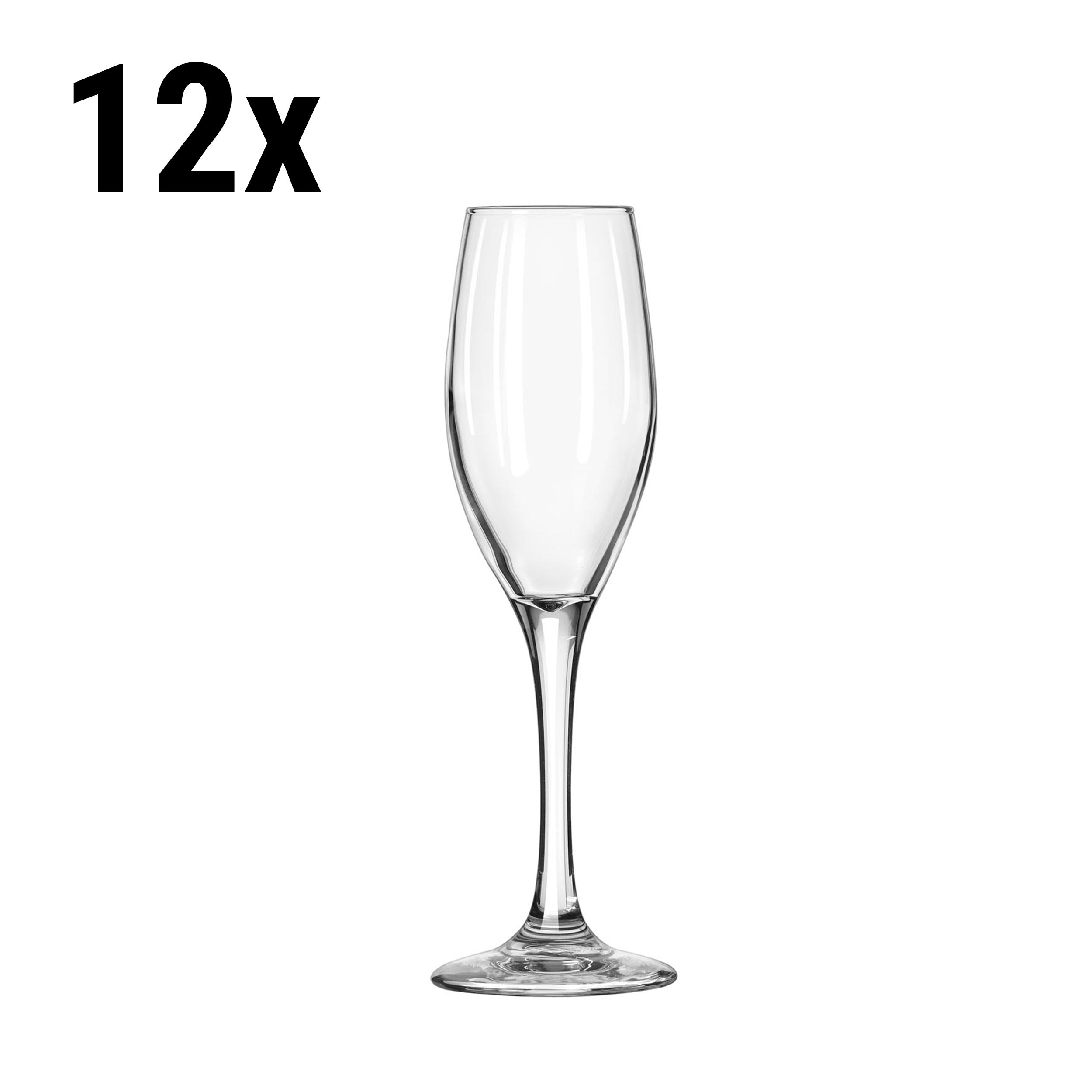 (12 stk) SEOUL - Champagneglass - 17 cl - Gjennomsiktig