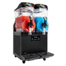 Slush-maskin – 2 x 12 liter – 850 watt – digital – svart/sølv