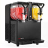Slushmaskin - 2x 3 l - 400 W - Digital - svart
