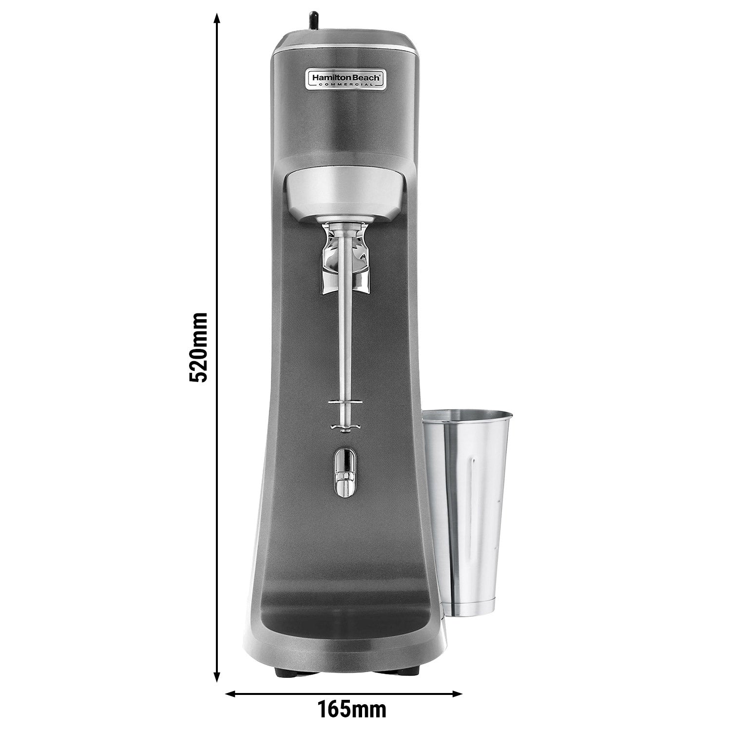 Milkshakemixer - 1 omrører - 0,75 liter