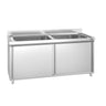 PREMIUM oppvaskskap – 2000 x 600 mm – med 2 vasker