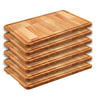 (6 stk) Stekepanne - 35 x 25 cm