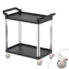 Trillebord av plast - med 2 Hyller