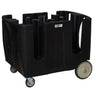 Tallerkendispenser - nøytral - 1100x710x800 mm - med hjul - for tallerkener Ø 180–325 mm - maks. 180–400 tallerkener
