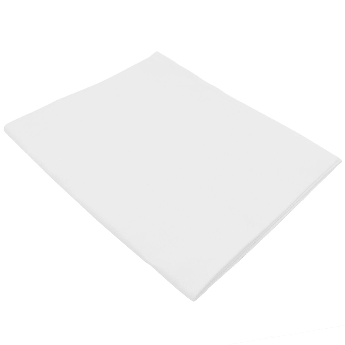 (30 Stykker) Damast Bordduk Porto Diamant - 130 x 130 cm - Hvit
