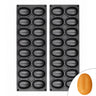 Plater til tartelettmaskin TMOPH - form: 16x egg/oval