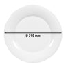 (6 Stykker) Seltmann Weiden - Flat tallerken - Ø 21 cm