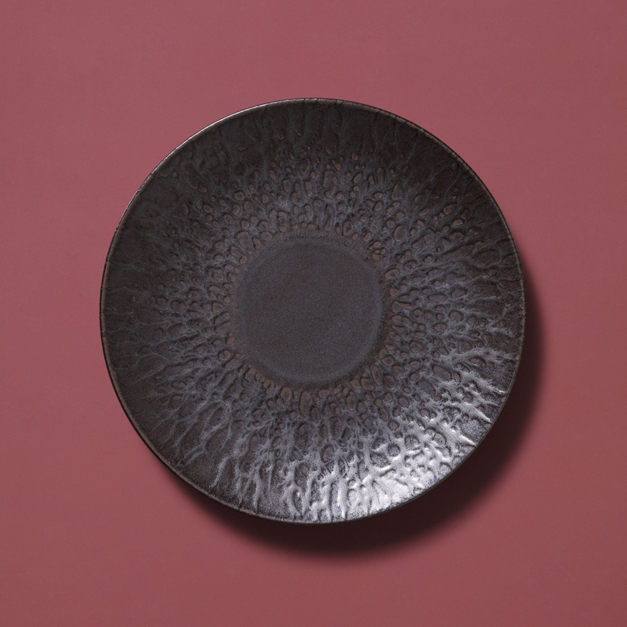 (6 stykker) Rust - Plate flat - Ø 21 cm - Brun