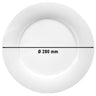 (6 Stykker) Seltmann Weiden - Flat tallerken - Ø 28 cm