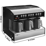 TRIO-maskin Tyrkisk kaffe og mokka - Svart / Krom