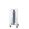 Tallerkenstativ - opptil 48 tallerkener - Ø 16–32 cm - med hjul