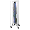 Tallerkenstativ - opptil 84 tallerkener - Ø 16–32 cm - med hjul