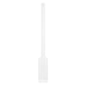 Slikkepott flat - polyetylen/PE - 40x110 mm - Lengde: 1 200 mm - hvit