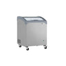 Displayfryseboks - 645x650 mm - 117 l - med skyvelokk i glass - inkl. kurver