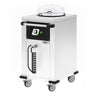 Tallerkendispenser - oppvarmet - 1 kW - med hjul - 50 tallerkener - Ø 240-290 mm