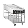 Vannbadvogn - 4 kW - 4x GN 1/1 - separat temperaturstyring per brønn