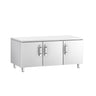 Arbeidsskap i rustfritt stål - 1 195x520 mm - 3 dører
