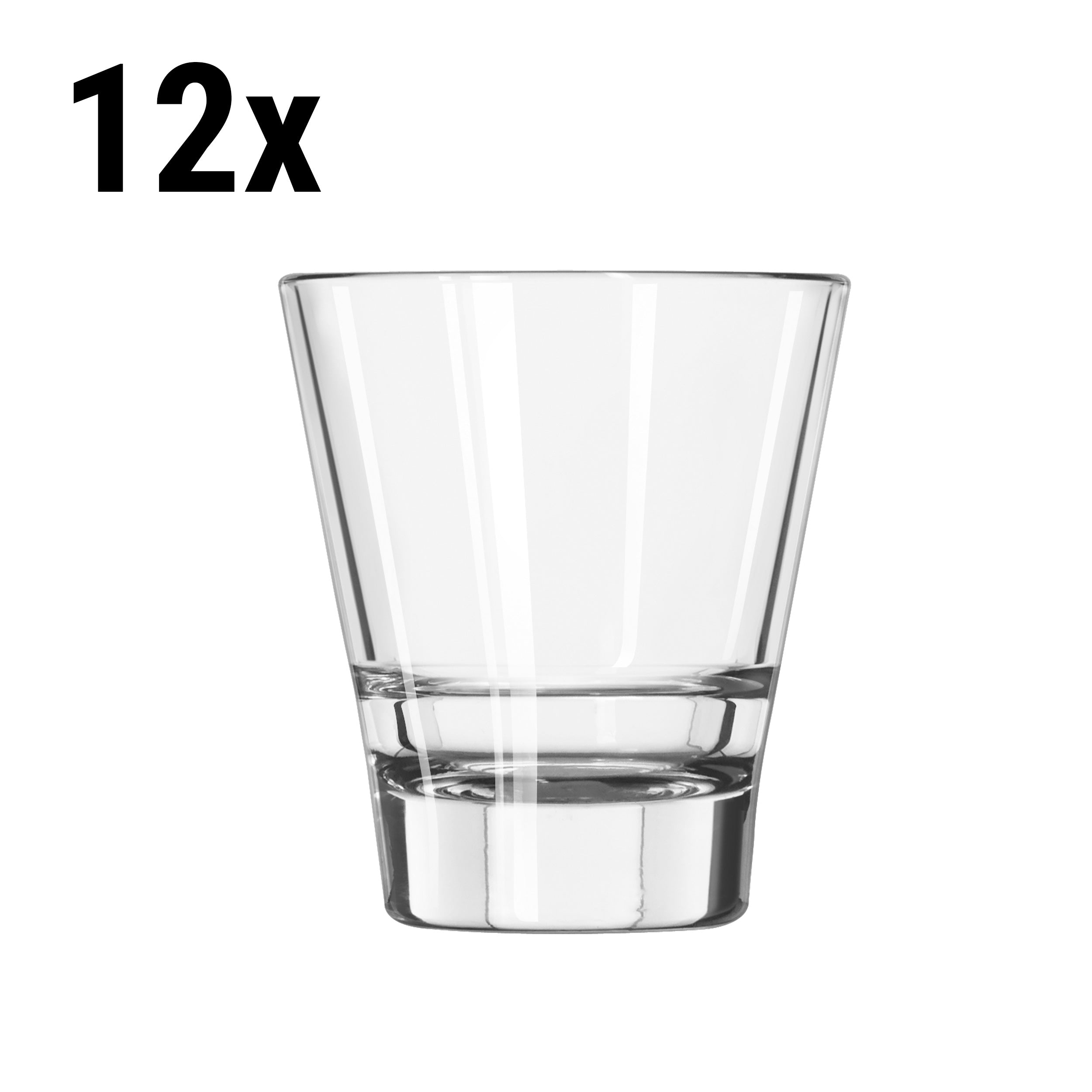 (12 stk.) Drikkeglass til alle formål - SAO PAULO - 207 ml - Gjennomsiktig