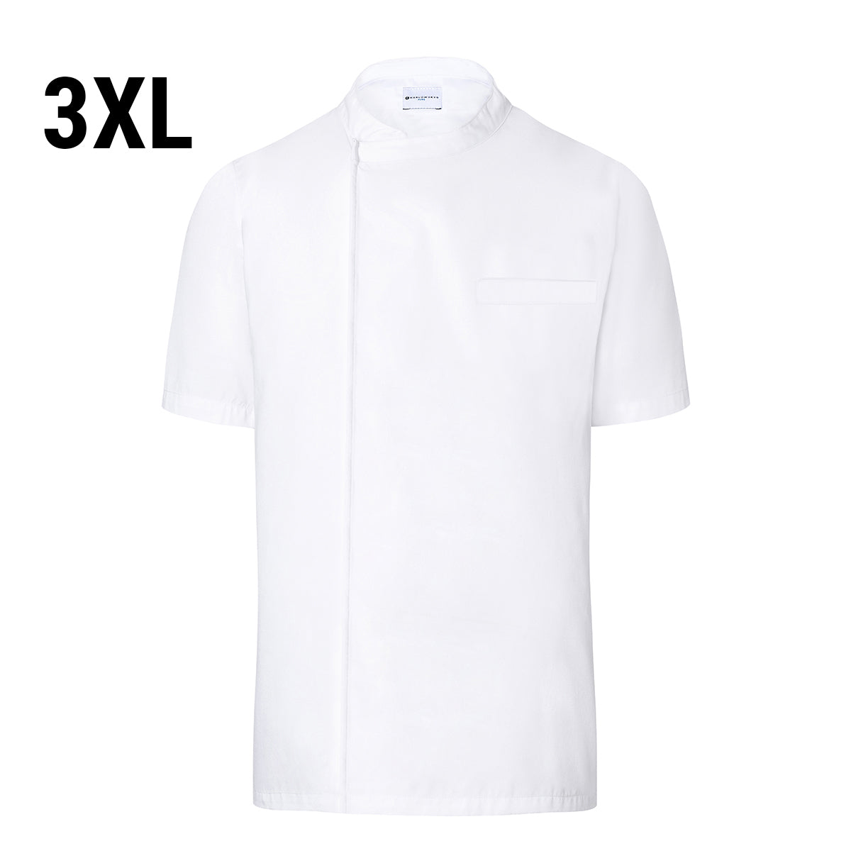 (6 stk) Karlowsky - Kortermet kokkeskjorte - Hvit - Strl. 3XL