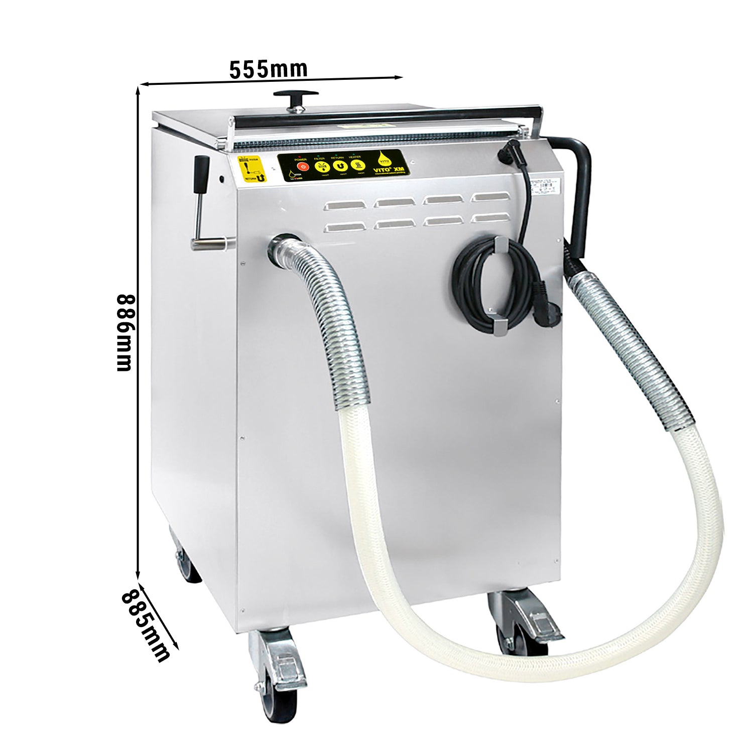 VITO | XM vakuumfiltreringssystem - 30 liter/minutt - for frityrgryter på maks. 75 liter