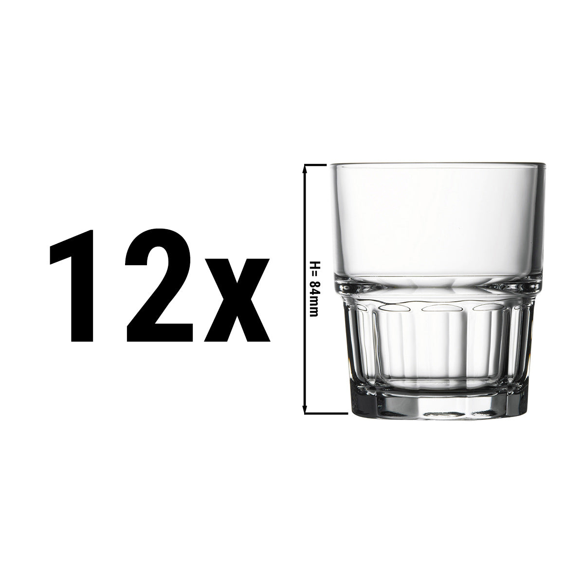 (12 stk.) MUNICH - vannglass - 200 cc