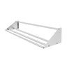 Vegghylle i rustfritt stål - 1 575x457 mm - med 1 hylle - rist - for oppvaskkurver