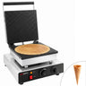 Vaffeljern – enkelt – manuelt – 1,75 kW – Form: horn, stroopwaffler – bakeplater med teflonbelegg