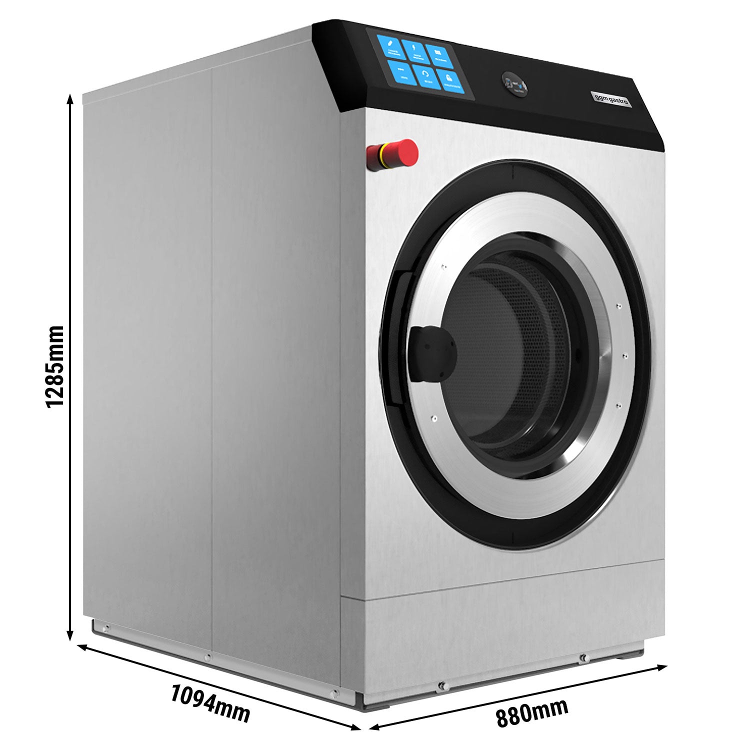 Elektrisk vaskemaskin 23 kg / 900 turer