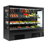 Kjølereol - veggmodell - 2 580 mm - 740 l - med 4 med dobbelt isolerglass hengslede glassdører og 2 hyller