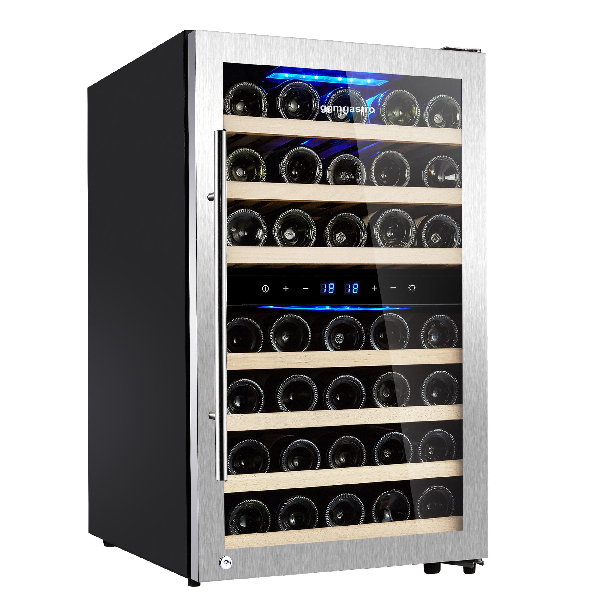Vinkjøleskap - 2 klimasoner - 108 liter - maks. 45 flasker