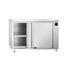 Varmeskap PREMIUM - 1,5 kW - med skyvedører - uten oppkant - 1000x600x870 mm