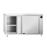 Varmeskap PREMIUM - 2 kW - med skyvedører - uten oppkant - 1600x700x870 mm