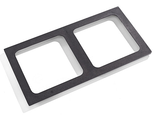 Dekselplate til 2 kvadratiske kokeplater (300x300 mm)