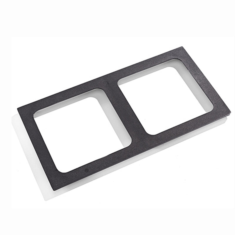 Dekselplate til 2 kvadratiske kokeplater (220x220 mm)