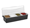 Garnityrsenter - 4 beholdere - med lokk