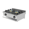 Gasskomfyr - 17,3 kW - 2 bluss