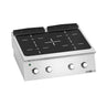 Keramisk koketopp - Paolo 700 - 800x730 mm - 12,8 kW - 4 kokesoner