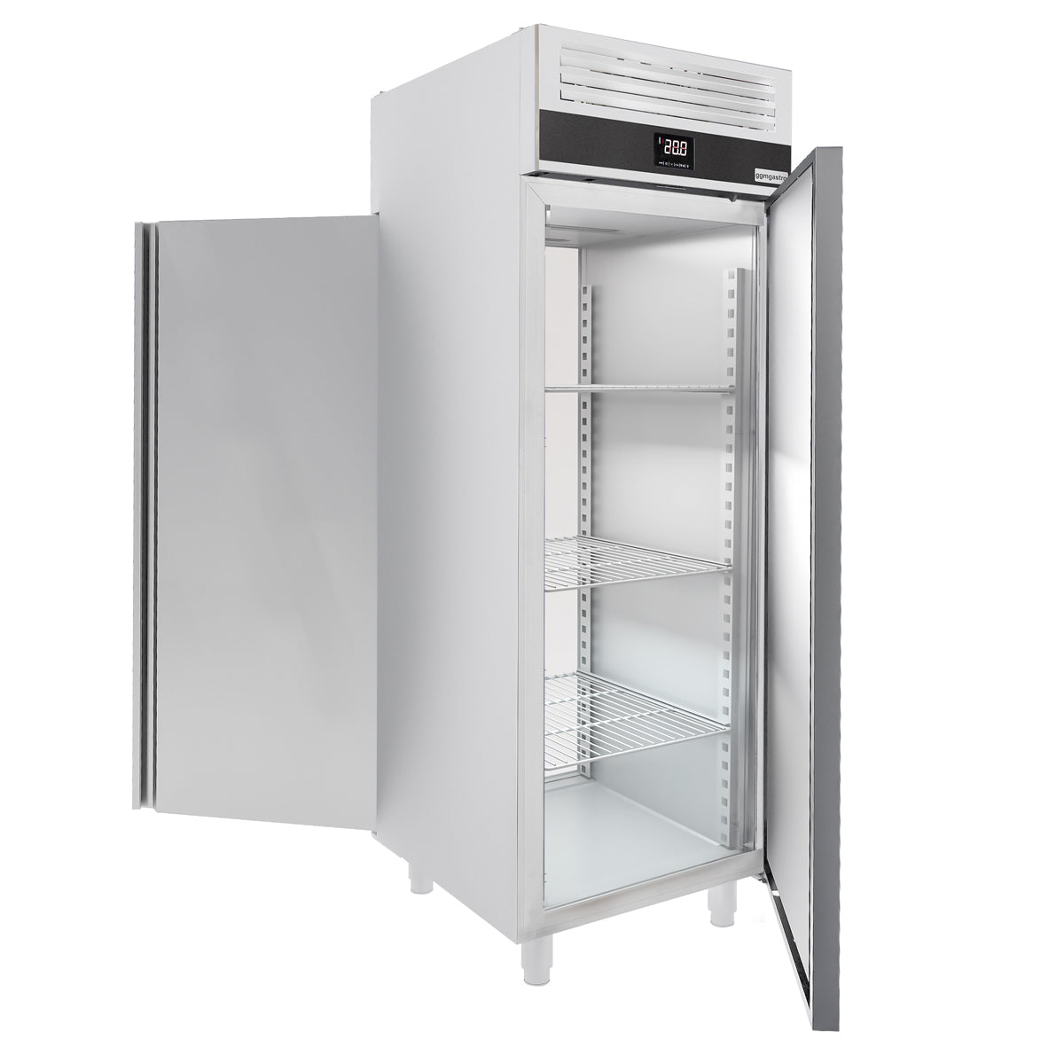 Kjøleskap - 0,7 x 0,81 m - 700 liter - med 1 frontdør og 1 bakdør