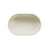 (12 stk.) TEOS - tallerken - oval - porselen - Ø 24 cm - krem
