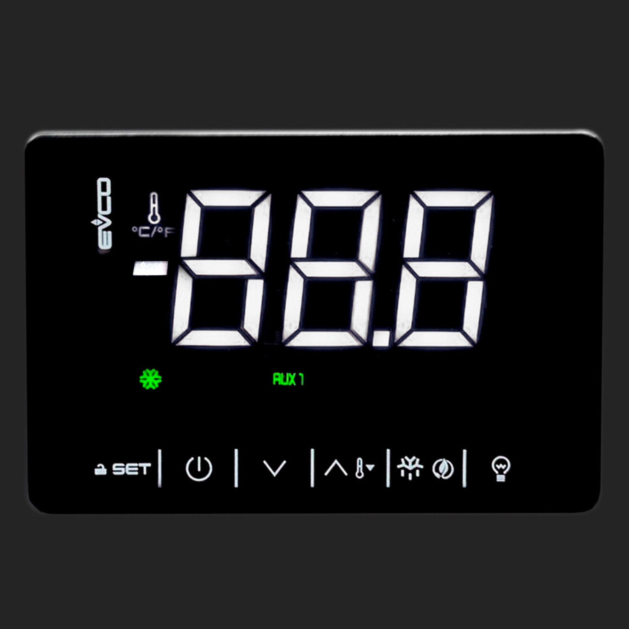 Kjøleskap - 1,41 x 0,81 m - 1400 liter - med 2 glassdører