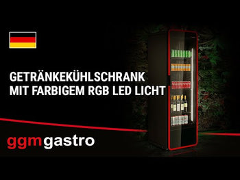 Drikkevarekjøleskap - 550 liter - med farget RGB LED-lys