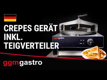 Crepes enhet - med 2 platen - Ø 40 cm