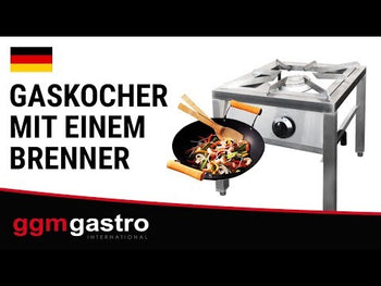 Gasskoker – 1 brenner (10 kW)