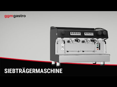 Espressomaskin - 3-gruppers - inkl. preinfusjonssystem & 2 dampkraner