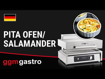 Elektrisk salamandergrill / Hev og senk - Infrarød - 4,5 kW - 230 V - Elektronisk styring