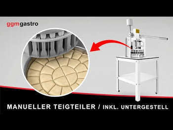 Manuell deigdeler - inkl. bunnramme