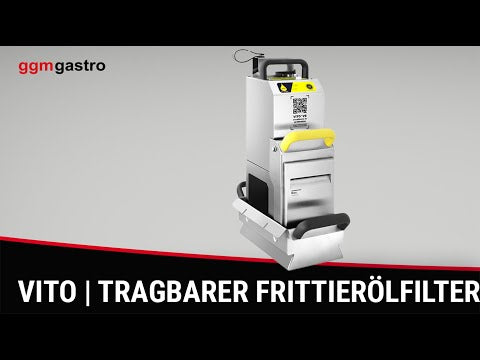 VITO | Bærbart frityroljefilter - 100 l/min - for frityrkokere fra 20 l